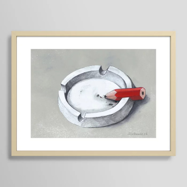 SW10067 * ausgebrannt, Gr. S, FineArt-Giclée-Druck