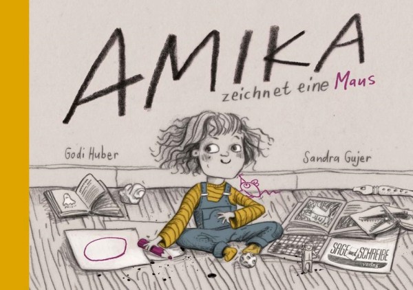 SW10131 * Amika zeichnet eine Maus, Bilderbuch