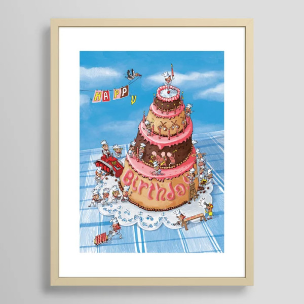 SW10071 * süsse Baustelle, Gr. S, FineArt-Giclée-Druck